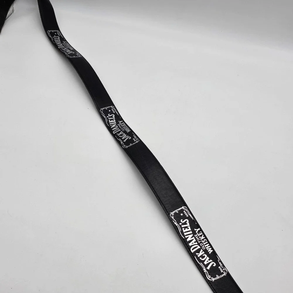 Jack Daniels Old Time Tennessee 1989 Black Leather Belt and Buckle 0801  Size 42